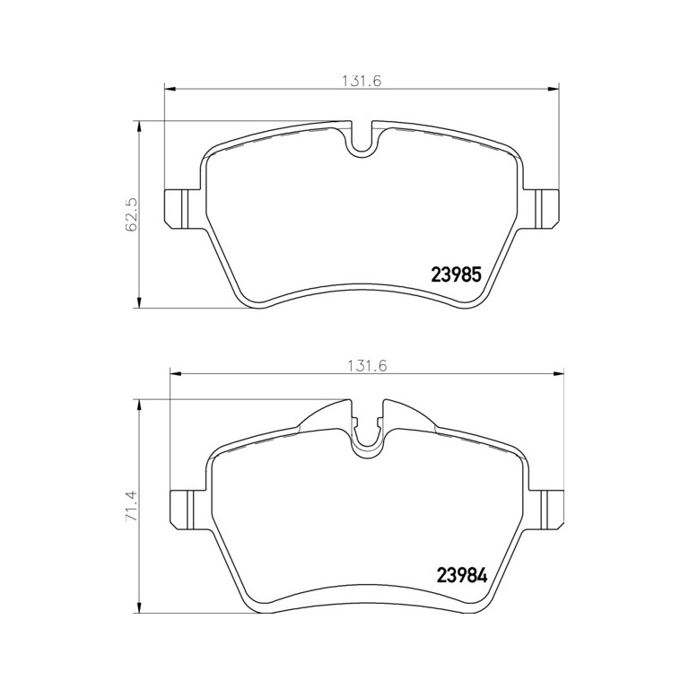 Brake Pad Set Disc Brake For Mini Mini (R56) Cooper S 031910 To 111913