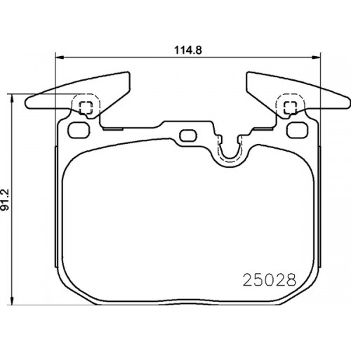 Brake Pad Set Disc Brake For Mini Mini (F56) John Cooper Works Gp 43891