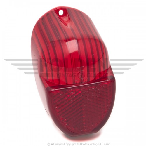 Lucas L672 Type Rear Lamp Lens Only - Red image #1