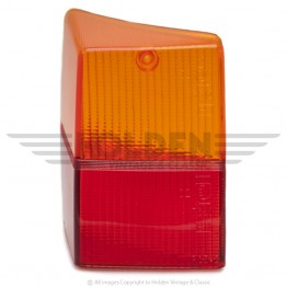 Lucas L940 Type Rear Lamp Red & Amber Lens Only - Left Hand