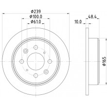 Brake Disc For Mg Mg Zr 105 06-1901 To 04-1905