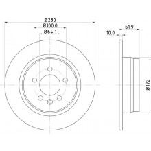 Brake Disc For Mg Mg Zt 1.8 16V 01-1903 To 07-1905