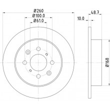 Brake Disc For Mg Mg Zr 160 06-1901 To 04-1905