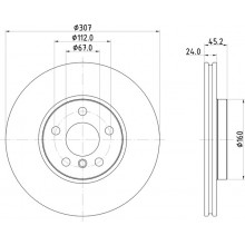 Brake Disc For Mini Mini (F55) Cooper S