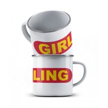 Girling Logo Enamel Mug (Single Mug)