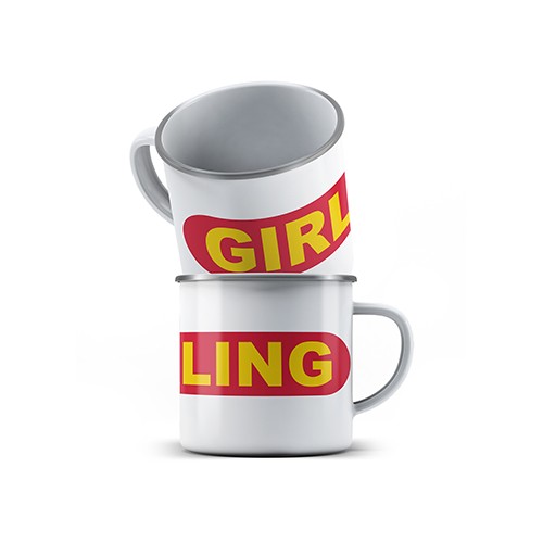 Girling Logo Enamel Mug (Single Mug) image #1