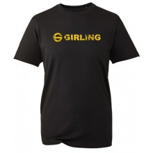 Girling Distressed T-Shirt  in Black