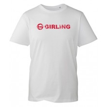 Girling Distressed T-Shirt  in White