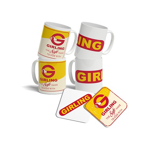 Girling Coaster & Mug Set (2 Pack) image #1