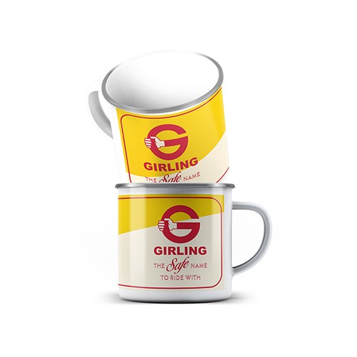 Girling Safe Name Enamel Mug (Single Mug) image #1
