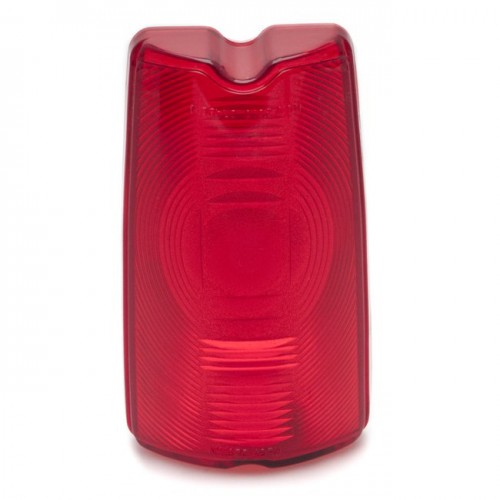 Lucas L548 Type Rear Lamp Lower Lens - Red image #1