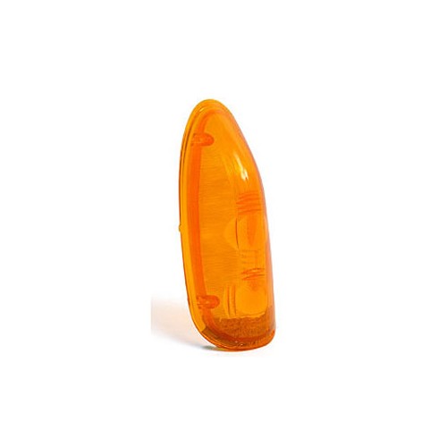 Lucas L553 Type Rear Lamp Lens Only - Amber image #1