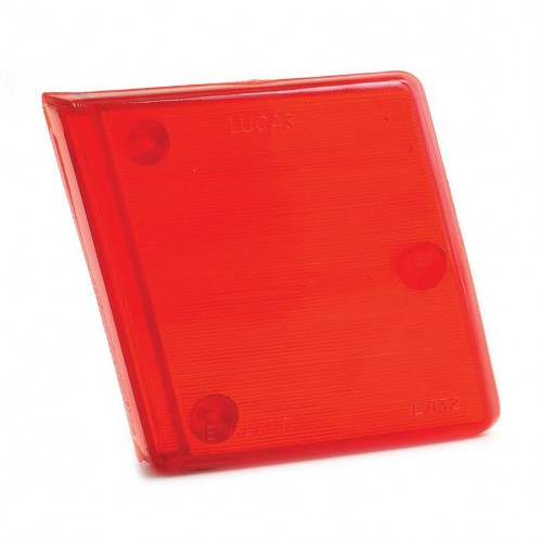 Lucas L832 Type Lamp Sidemarker Lens (Red) Only image #1
