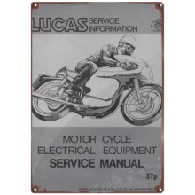 Lucas Motorcycle Service Info 8x12