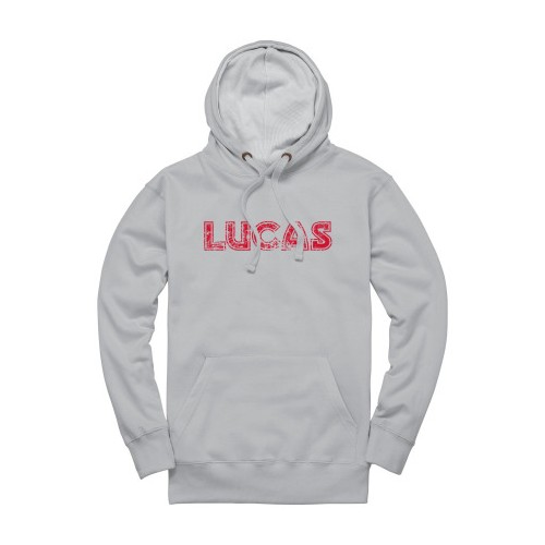 Lucas Distressed Pullover Hoodie - Heather Grey image #2