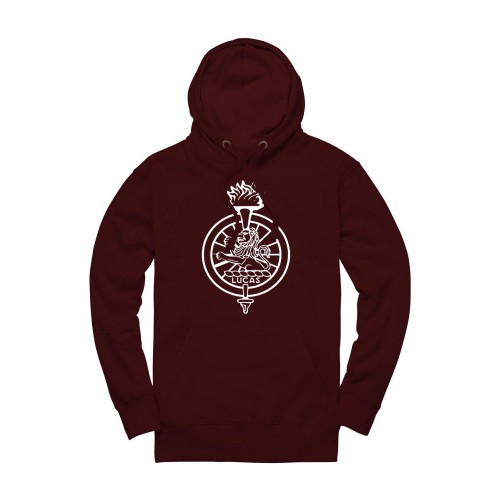 Lucas Flambeau Pullover Hoodie - Burgundy image #1