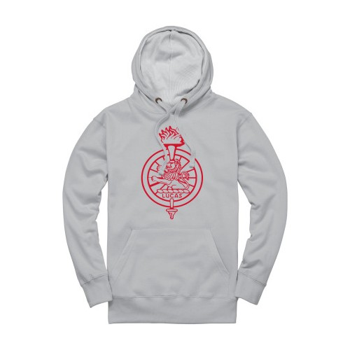 Lucas Flambeau Pullover Hoodie - Heather Grey image #2