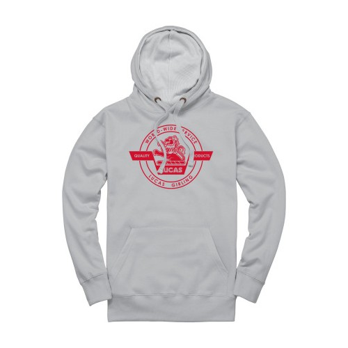 Lucas Lion Pullover Hoodie - Heather Grey image #6
