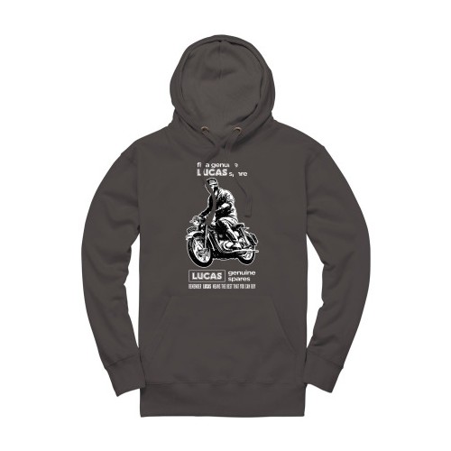 Lucas Motorcycle Spares Pullover Hoodie - Charcoal image #5
