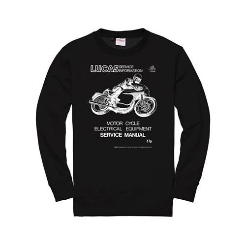 Lucas Motorcycle Service Manual Sweatshirt image #1