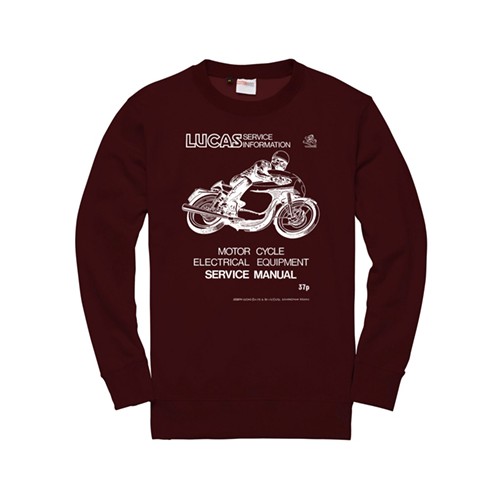 Lucas Motorcycle Service Manual Sweatshirt image #1