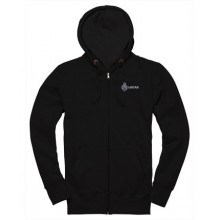 Lucas Zip-Up Hoodie - Black