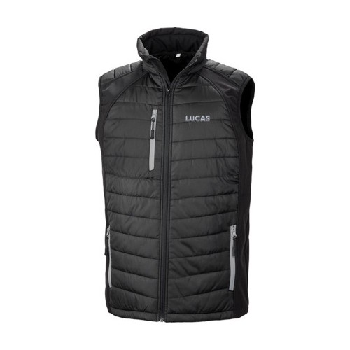 Lucas Text Padded Softshell Gilet image #2