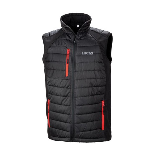 Lucas Text Padded Softshell Gilet image #4