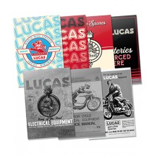 Lucas Vintage Metal Signs Multipack (Set of 7)
