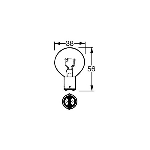 12v Bulb Double Contact 36/36w LLB171 image #1