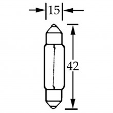 Bulb Festoon 12v 21w  LLB273