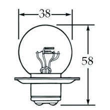 12v Special Bulb BPF Dip to the Left 60/40w LLB452