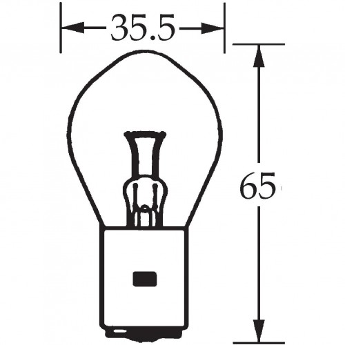 6v Bulb Double Contact Bosch/P100 45/40w LLB390 image #1