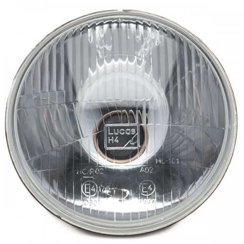 Lucas 7 inch Headlight, Rhd, Main and Dip and Side Light. H4 image #1
