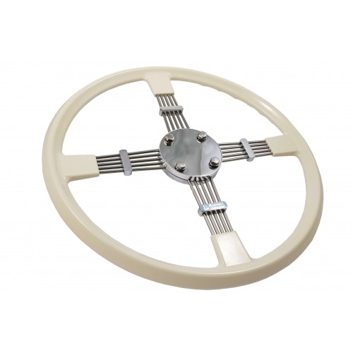 Bluemels Steering Wheel - 15.5 inch diameter Cream