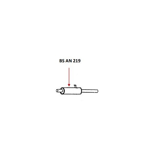 SILENCER AND TAIL PIPE for SPRITE MK1/MK2 (1959 - 1964)