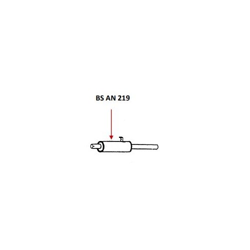 SILENCER AND TAIL PIPE for SPRITE MK1/MK2 (1959 - 1964)