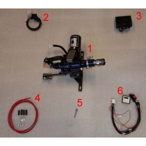 Electric Power Steering Conversion Kit for Daimler V8-250 automatic, Shrt/Cable, RHD, Negative Earth image #1