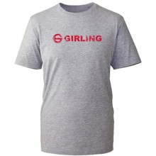 Girling Distressed T-Shirt  in Heather Grey