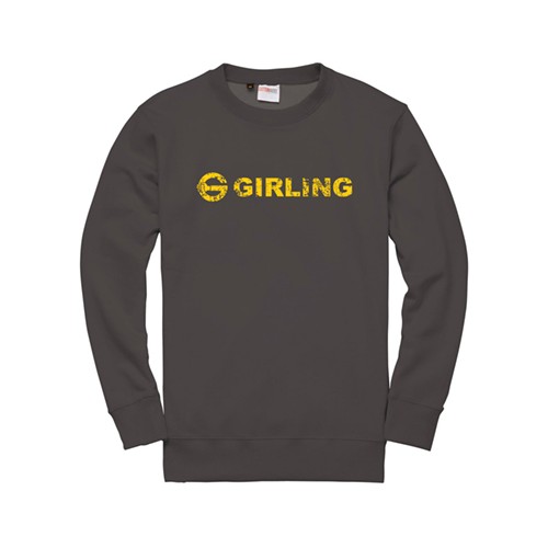 Girling Distressed S/Shirt in Charcoal
