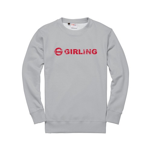 Girling Distressed S/Shirt in Heather Grey