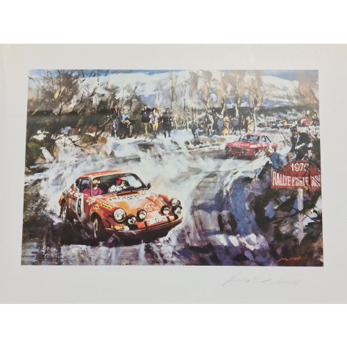 Gotschke 1970 Monte Carlo Signed Print