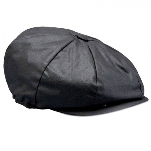 Belstaff Hislop Wax Cotton Cap - Black