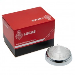 Lucas L539 Type Lamp Lens & Rim Only - Clear