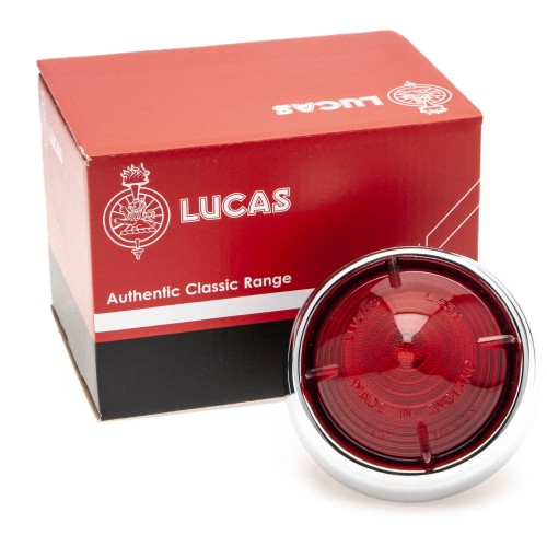 Lucas L539 Type Rear Lamp - Double Contact - Red image #1