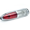 Lucas L548 Type Rear Lamp - Red / Clear image #2