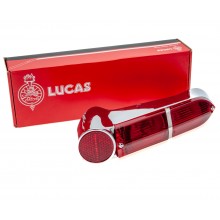 Lucas L651 rear tail lamp assembly for DHC. Right Hand US specification - All Red lens C16086