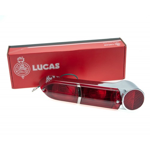 Lucas L651 L.H Stop/Tail/Flasher Lamp, USA Spec (All Red Lenses), for E-type S1 2+2 C25197