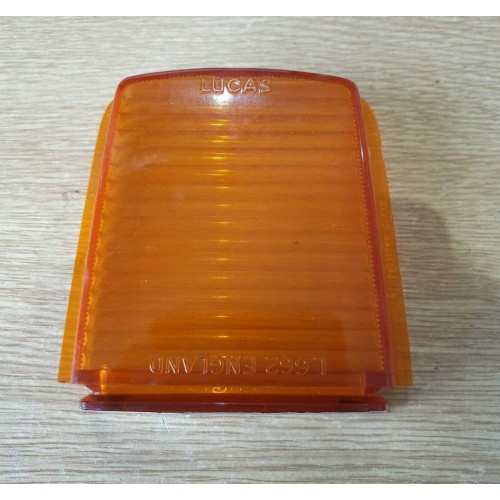 Lucas L662 Hilman Minx amber flasher lamp lens - 54571722