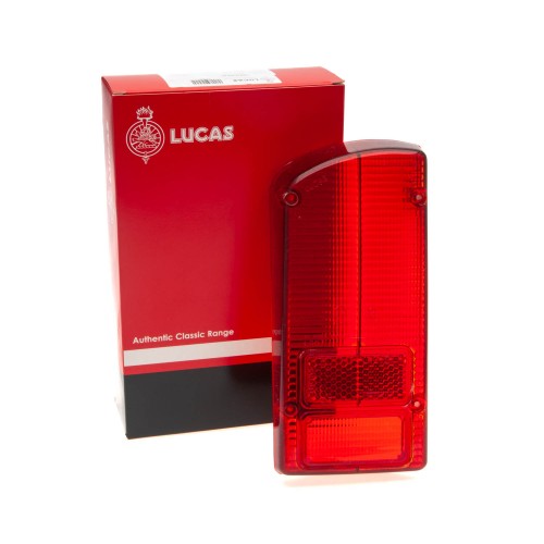 Lucas L807 Left Hand Lamp Lens Only All Red US Spec E-Type S2